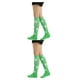 thumbnail image 4 of Qarigey 1 par de calcetines a rayas hasta la rodilla de arcoíris, elasticidad, transpirabilidad, apariencia de moda cómoda, calcetín antideslizante, Type6 NO6 Qarigey CBP288944, 4 of 6