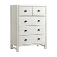 thumbnail image 2 of Alaterre Furniture Windsor 5-Drawer Chest of Drawers, Driftwood White, 2 of 3