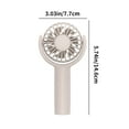 thumbnail image 3 of Fanshiluo New Outdoor Handheld Fan Usb Rechargeable Mini Portable Household Small Fan, 3 of 8
