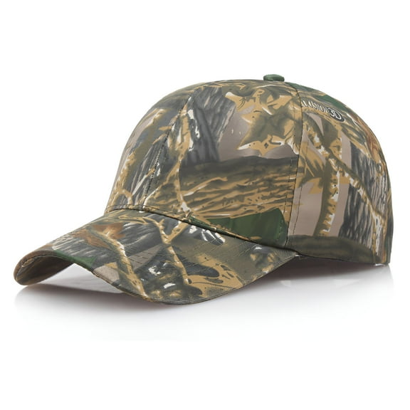 TELOLY Mens Camouflage Military Adjustable Hat Camo Hunting Fishing Army Baseball Cap Ball Caps for Men