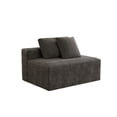 thumbnail image 7 of 2-Seat Foam Sofa with Soft Foam Filling | Single Box Product for Living Room, Bedroom, Apartment, Space-Saving Seating Solution, 7 of 7