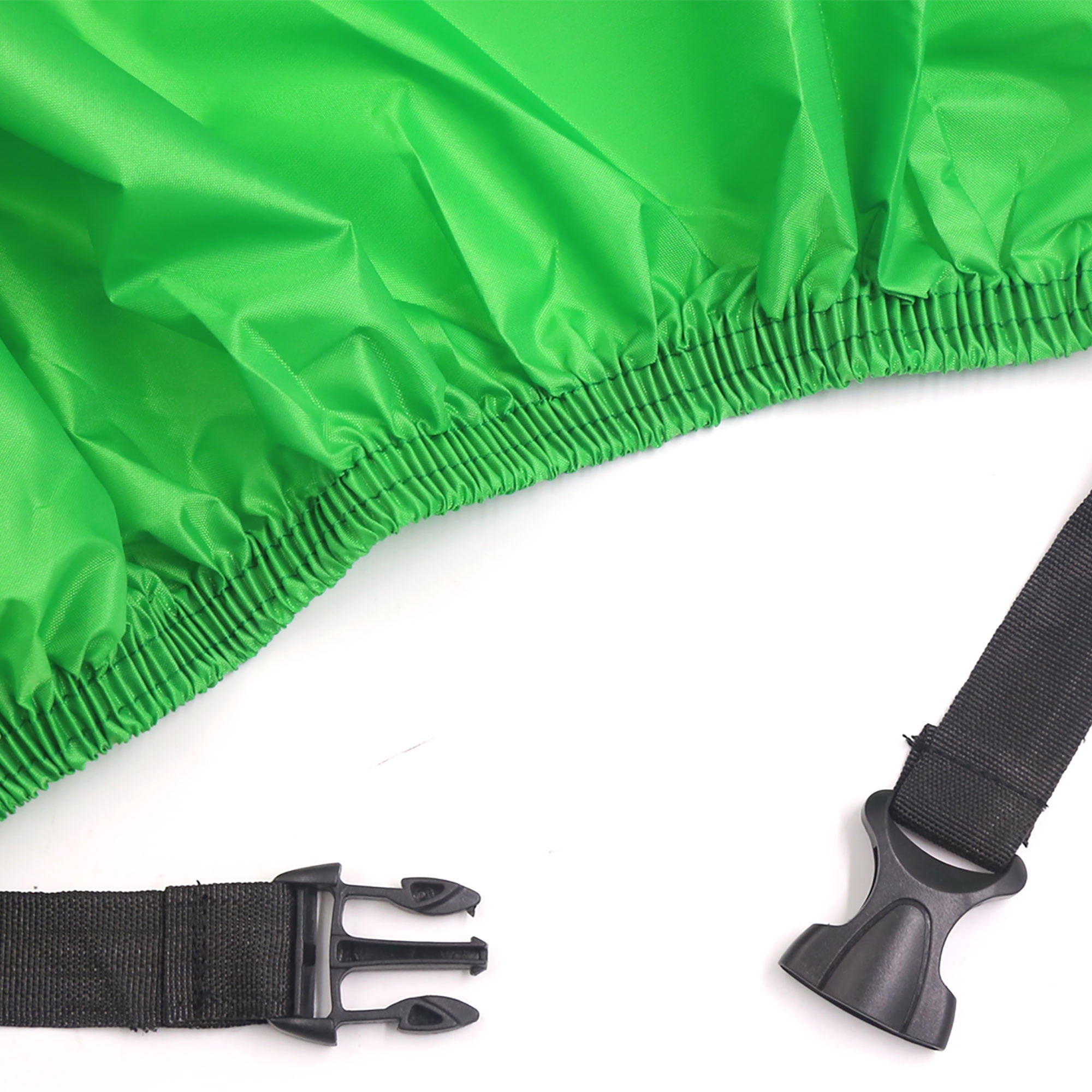 Unique Bargains XL 190T Black Green Motorcycle Cover for for Kawasaki for EX500 500R/650R EX650