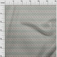 thumbnail image 3 of oneOone Polyester Spandex Light Gray Fabric Asian Suzani Sewing Material Print Fabric By The Yard 56 Inch Wide, 3 of 5