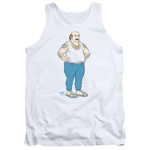 Aqua Teen Hunger Force Carl Adult Tank Top White
