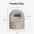 thumbnail image 7 of Silicone Charger Stand for Meta Display Neural Band, Charging Cable Storage for Stable Wristband Placement During Charging, Charging Cable Not Included - Gray, 7 of 7