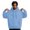 2# Sky Blue, variant on Men Hoodie Sweatshirt Pullover With Kangaroo Pocket Lightweight Casual Hooded Top Apparel For Spring Fall Wear