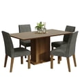 thumbnail image 1 of Juego de Comedor Madesa Keila Mesa de Tapa de Madera y 4 Sillas Plata, 1 of 9