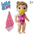 thumbnail image 6 of Baby Alive Splash\'n Snuggle Baby Brown Hair Doll For Water Play, With Accessories, 6 of 10