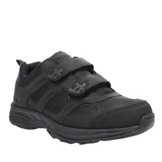 Propet Mens Stability Walker Strap Black Leather Sneakers M2035 Wide E Size 8.5 Men main image 2