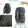 thumbnail image 4 of Housse de Sac à Dos Imperméable 15-85L Ultralégère avec Bande Réfléchissante Anti-Poussière pour Randonnée Camping Cyclisme Voyage, 4 of 10