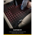 thumbnail image 4 of Convient 2023-2024 Mazda CX-50 Tapis 3D Doublure de Sol L1MZ08101509 MAXpider; Ajustement Personnalisé; Crête Surélevée; Noir; Caoutchouc Thermoplastique à Texture en Fibre de Carbone; 5 Pcs, 4 of 9