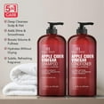 thumbnail image 7 of Botanic Hearth Apple Cider Vinegar Shampoo and Conditioner Set | Helps Dry Itchy Scalp, Dandruff, Frizz and Hair Loss | Color Safe, Sulfate Free Shampoo | All Hair Types, Men and Women, 16 fl oz each, 7 of 7