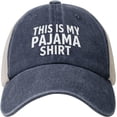thumbnail image 1 of This is My Pajama Shirt Cap for Men Baseball Hat Cool Hat, 1 of 7