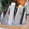 thumbnail image 2 of HOMEMAXS Blue Plastic Document Storage Rack for Home Use with Modern Design and Practical Function, 2 of 11