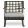 thumbnail image 5 of Home Square Aluminum Frame Patio Rocker Chair in Gray Finish - Set of 4, 5 of 9