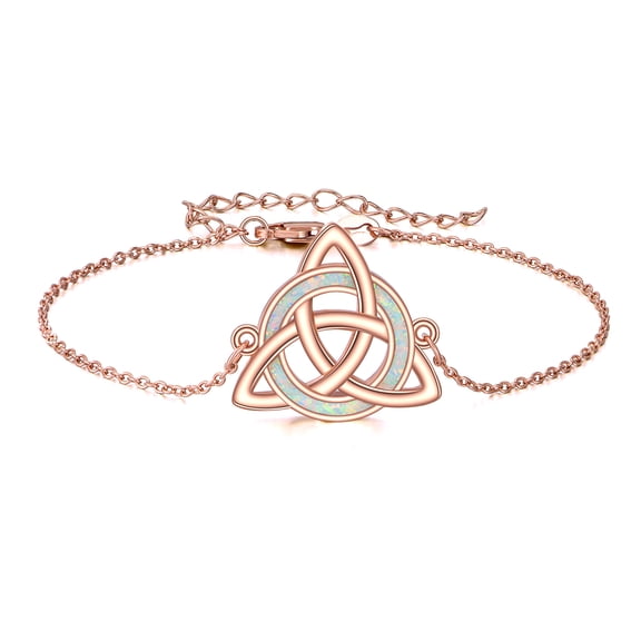 JUSORA Celtic Bracelet 925 Sterling Silver Celtic Knot Circle of Life Bracelet Anniversary Birthday Jewelry Gifts for Women