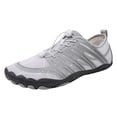 thumbnail image 5 of Rokment Women's Men's Water Shoes Beach Swim Barefoot Shoes Quick-Dry Breathable Athletic Wide Toe Hiking Pool Sneakers for Surf Yoga Exercise Aerobics White Size 10.5, 5 of 6