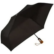 ShedRain The Ultimate Umbrella 44" ARC, Auto Open/Close Wood Handle Black - NEW