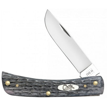 Case XX Knives Pocket Worn Jigged Gray Bone Sodbuster Jr Carbon Steel Pocket Knife 58412