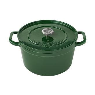 Beautiful 6 Quart Enamel Dutch Oven, Gray Smoke by Drew Barrymore