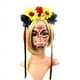 thumbnail image 5 of Floral Otoño Día de los Muertos Corona de Flores Festival Diadema Rosa Tocado Floral Mexicano, 5 of 5