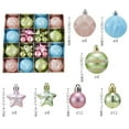 thumbnail image 4 of Xuniizn Christmas Ornaments 44Pcs Christmas Ball Ornaments with Strings, 2.4"Shatterproof Christmas Bulbs, Hanging Decorations for Xmas Tree, Holiday, Wedding, Party, 4 of 7