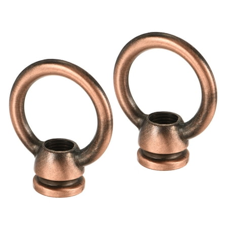 

Uxcell 15kg Max Load 36x43mm M10 Thread Ring Shape Female Loop Eye Nut Red Bronze 2 Pack