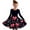 Black-15, variant on Ugoldhm Girls Valentines Lace Party Dress 4-14Y Fall Long Sleeve Crew Neck Fashion Outfit for Kids