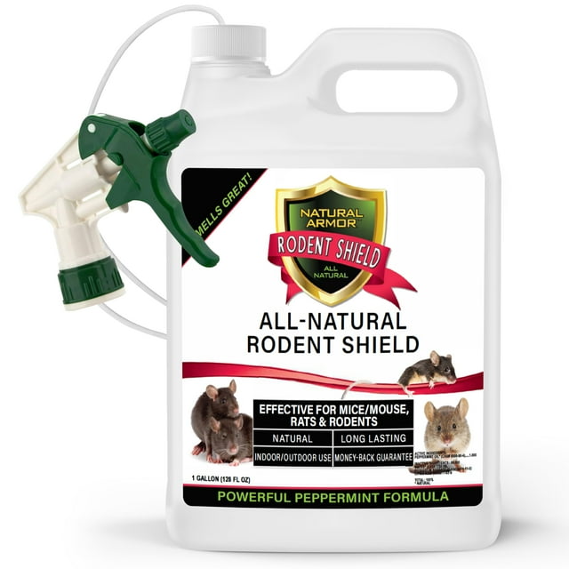 Espray repelente de menta Natural Armor Rodent Shield de 3,8 L
