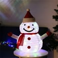 thumbnail image 4 of Jikolililili Light Christmas Decoration Outdoor Christmas Lighting Outdoor Figures, Santa Claus Snowman LED With 40 LEDs Foldable Christmas Ornaments Clearance, 4 of 8