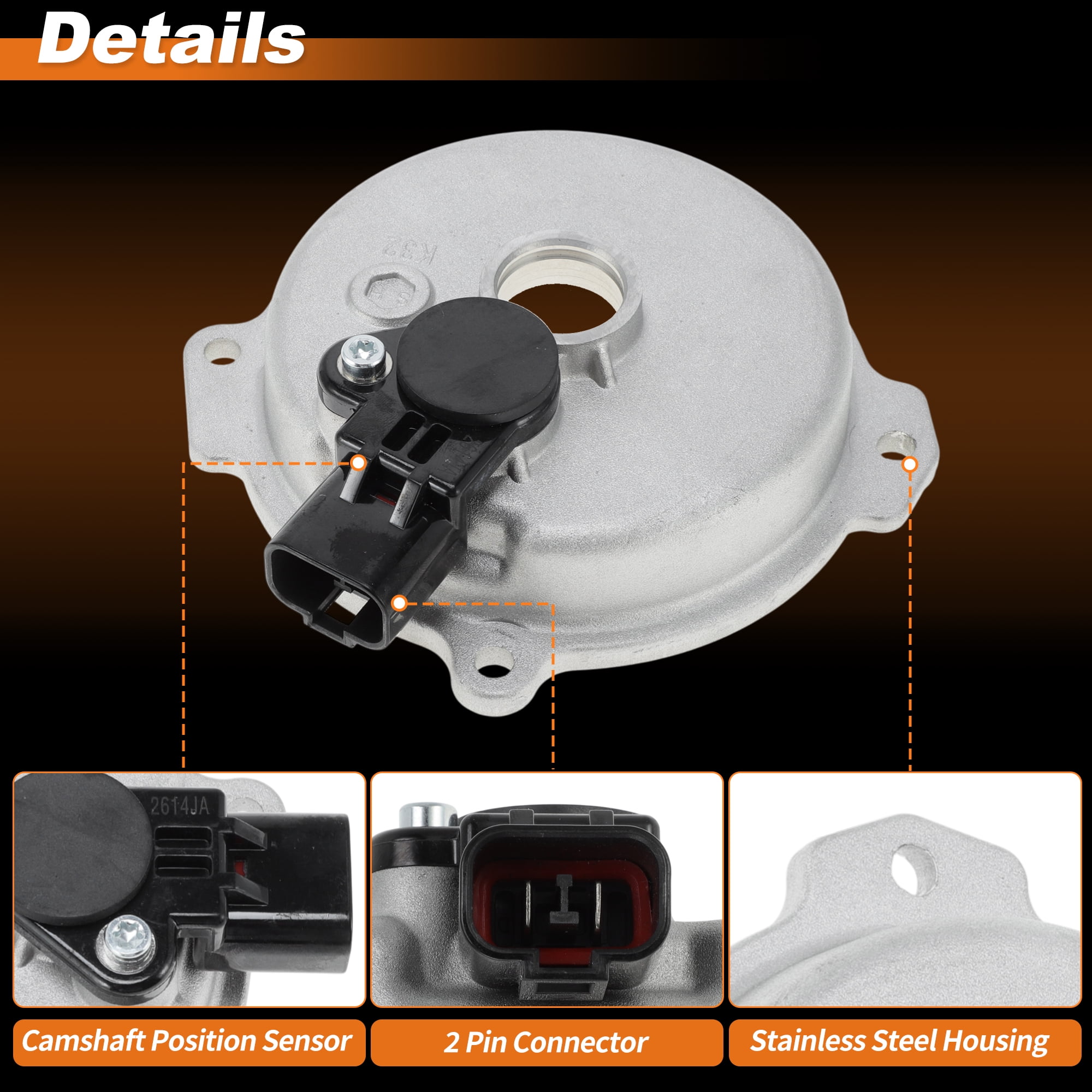 Unique Bargains No.24360-2GGD0 VVT Engine Variable Valve Timing for Hyundai Santa Fe Tucson Veloster N Sonata for Kia Stinger Optima Sorento Sportage VVT Solenoid No.24360-2GGB0/24360-2GGA0