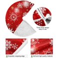 thumbnail image 2 of GZHJMY Christmas Christmas Tree Skirt Home Decoration Large Round Christmas Tree Skirt for Holiday Party Home Christmas Day Ornaments, 35.4", 2 of 6