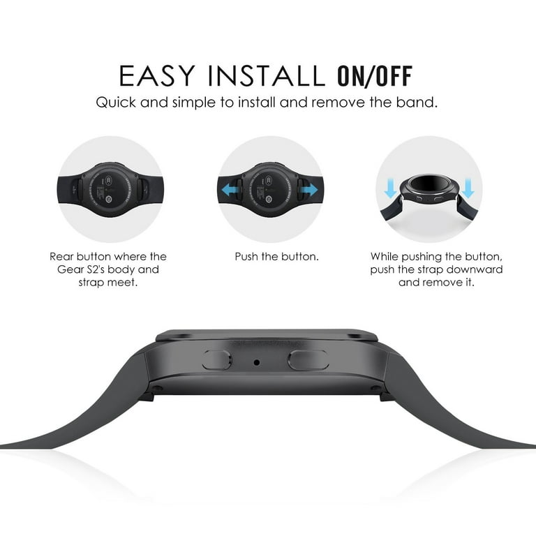 Gear S2 Watch Band, Amerteer Sports Replacement Silicone Watch