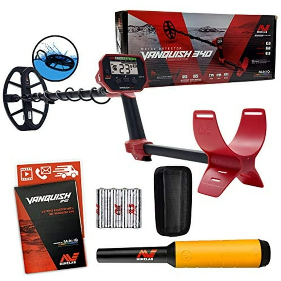 Minelab Vanquish 340 Detector with 10 x 7 Coil and Pro-Find 20 Pinpointer