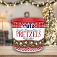 Utz 15oz Festive Chocolate Flavored Pretzels Tub for Holidays, Perfect