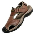 thumbnail image 2 of YODETEY Non Slip Shoes,Outdoor Men'S Leather Non-Slip Anti-Kick and Anti-Collision Beach Sandals, 2 of 2