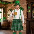 thumbnail image 4 of Alaiyaky St Patrick's Day Costume Set Adult with St Patrick's Day Accessories, Patrick Costume Patrick's Day Costume Accessories Set, 4 of 7