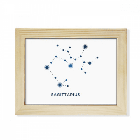 Sagittarius Constellation Sign Zodiac Desktop Photo Frame Picture Art Decoration Painting 6x8 inch