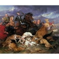 thumbnail image 3 of Sir Edwin Henry Landseer 17x15 Black Modern Framed Museum Art Print Titled - The Hunting of Chevy Chase (1826), 3 of 5