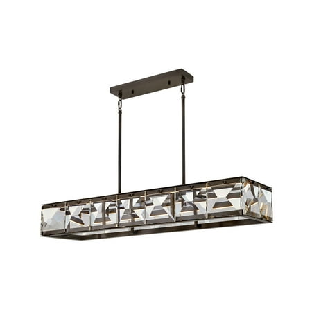 

Fredrick Ramond Fr30106 Jolie 45 Wide Led Crystal Linear Chandelier - Black