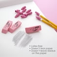 thumbnail image 4 of BAZIC Pink Erasers Bevel + Pencil Top Erasers Set, 30-Count, 4 of 8