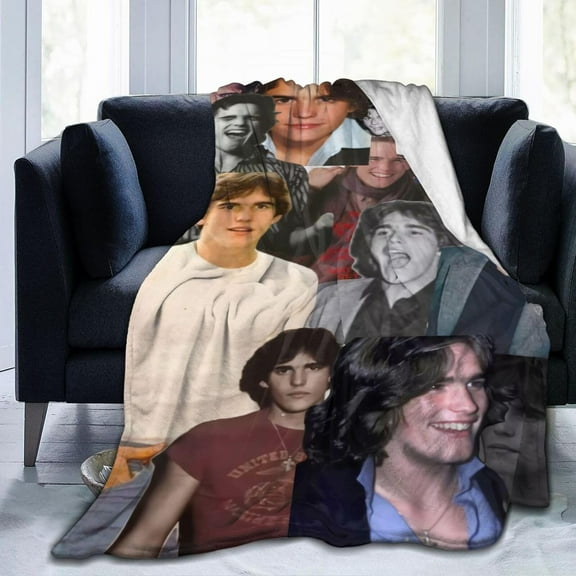 Blanket Matt Actor Dillon Throw Flannel Blankets Warm Soft Cozy Fuzzy Air Conditioning Blanket for Living Room Sofa Bed Gift Blankets for All Seasons 30"x40"
