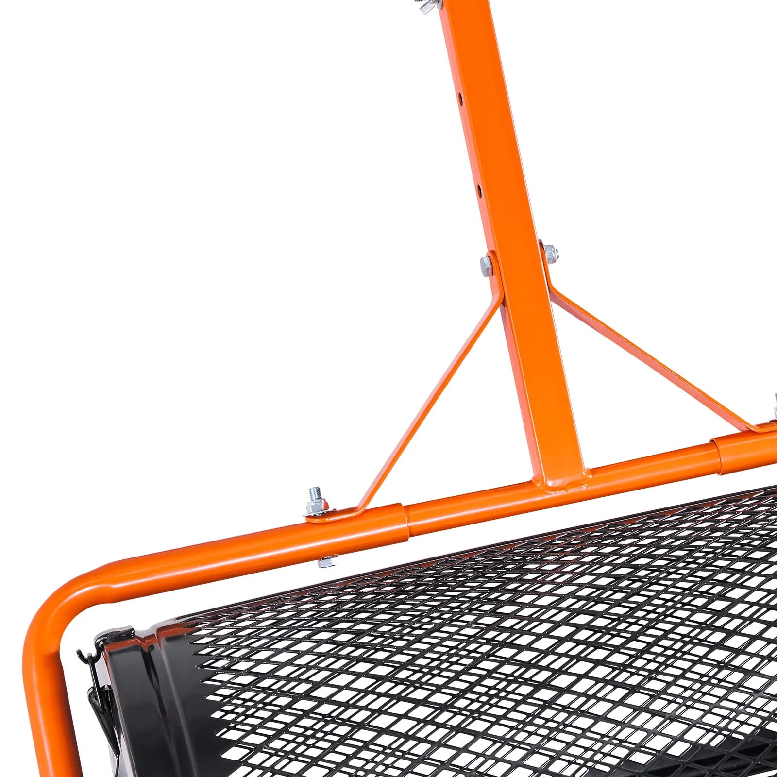 Compost Spreader, 24 in Wide Peat Moss Spreader with T Shaped Handle, 3 Heights Adjustable, Powder-Coated Steel Garden Peat Moss Roller, Heavy Duty Grass Seed Spreaders for Planting Seeding