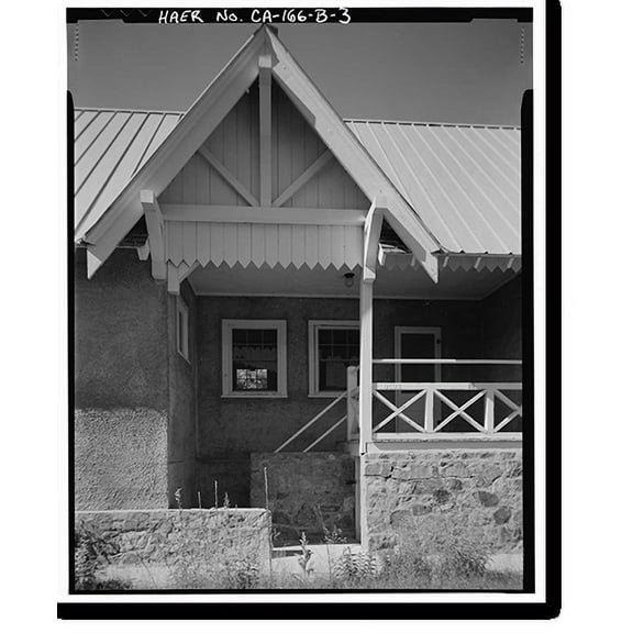 Historic Print, Rush Creek Hydroelectric System, Worker Cottage, Rush Creek, June Lake vicinity, Mono County, CA - 3, 16" x 20"