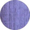 thumbnail image 1 of Ahgly Company Machine Washable Indoor Round Abstract Blue Modern Area Rugs, 8' Round, 1 of 4