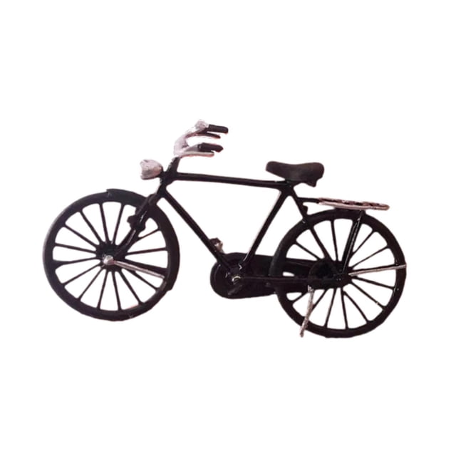 Tachiuwa Miniature Bike Miniature Figures 1:64 for Sand Table Scene Model DIY Projects black