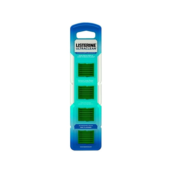 Listerine Ultraclean Access Flosser Refill, Mint 28 Ea X 4 By Listerine