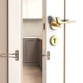 thumbnail image 2 of HINTRMENT Door Lock for Bedroom Security Metal Light Brown 1Set, 2 of 5