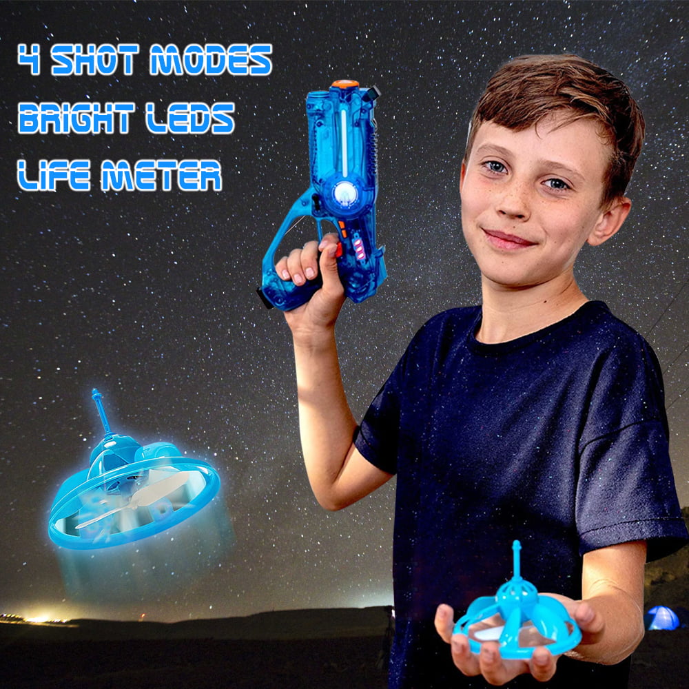 Summer Laser Tag Gun Game Set With Flying Toy Drone Target