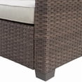 thumbnail image 3 of Furniture of America Condor Contemporary Patio Sofa in Brown, 3 of 4